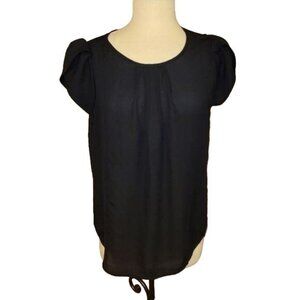 Via Jay Large Business Casual Black Shirt